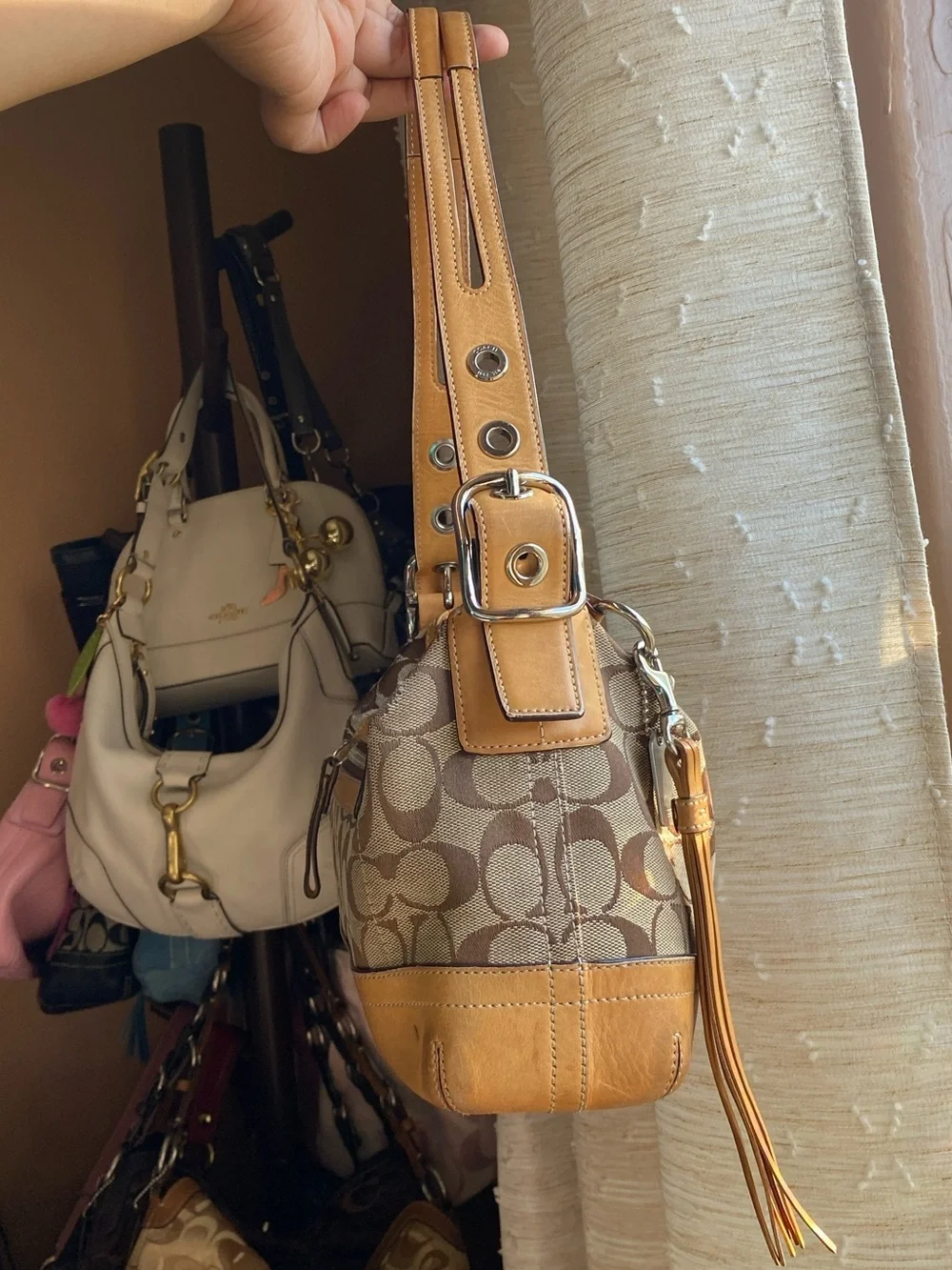 Coach East West Duffle shoulder bag